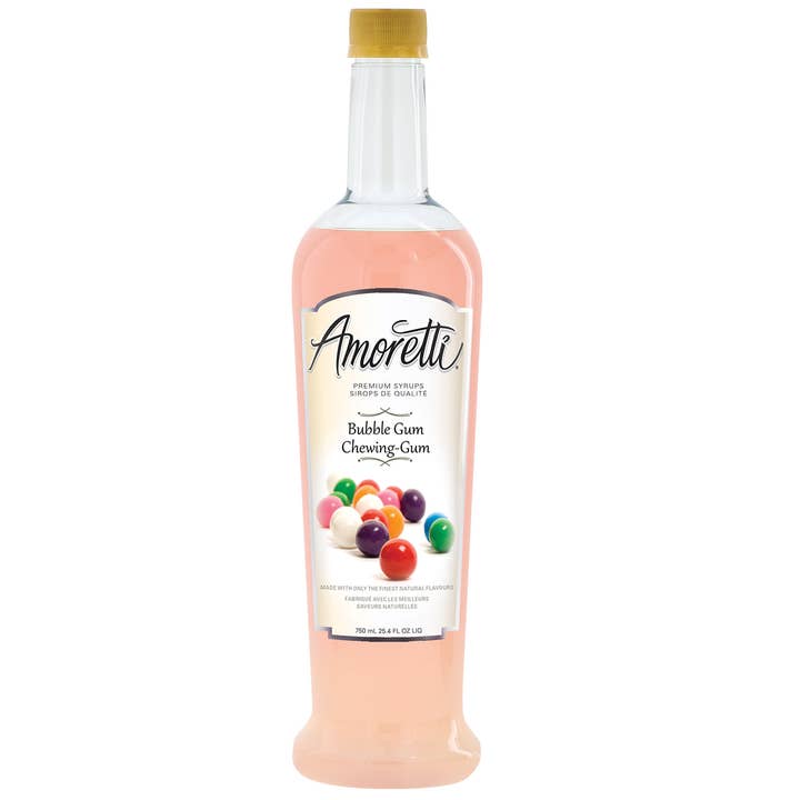 Premium Bubble Gum Syrup for wholesale by Amoretti