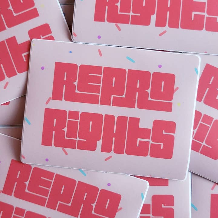 Repro Rights Sticker for wholesale by Confetti Moon