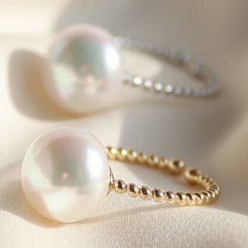 Anello con Perla Barocca d'Acqua Dolce (1R14b) per la vendita all'ingrosso da parte di iBijoux