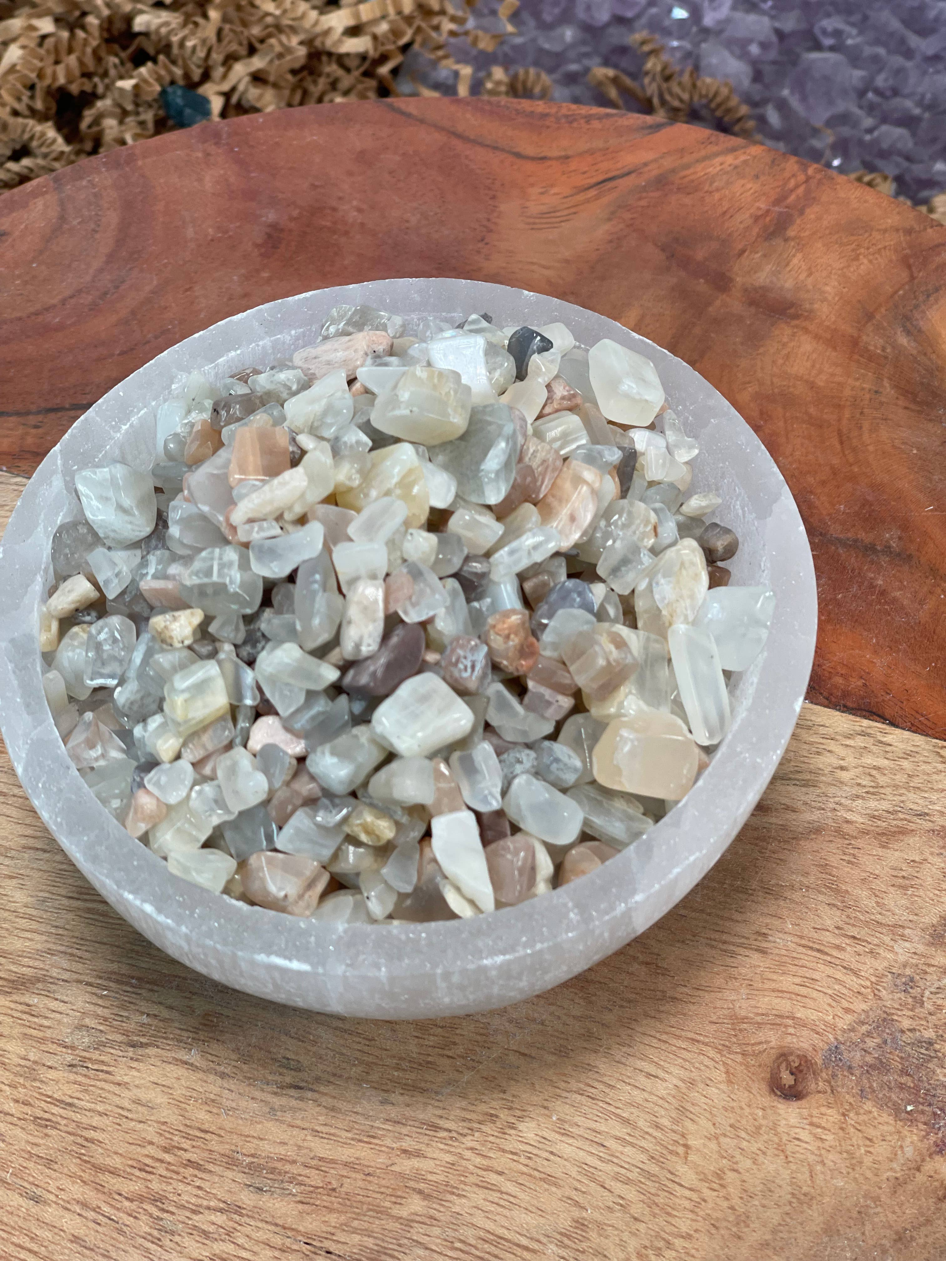 CaNatureLover - Wholesale Spirituele steen/kristal - Natuurlijke maansteenchip, echte maansteenchip3