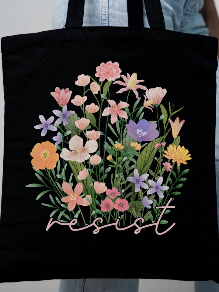 Resist Tote Bag for wholesale by Hilarious Humanitarian