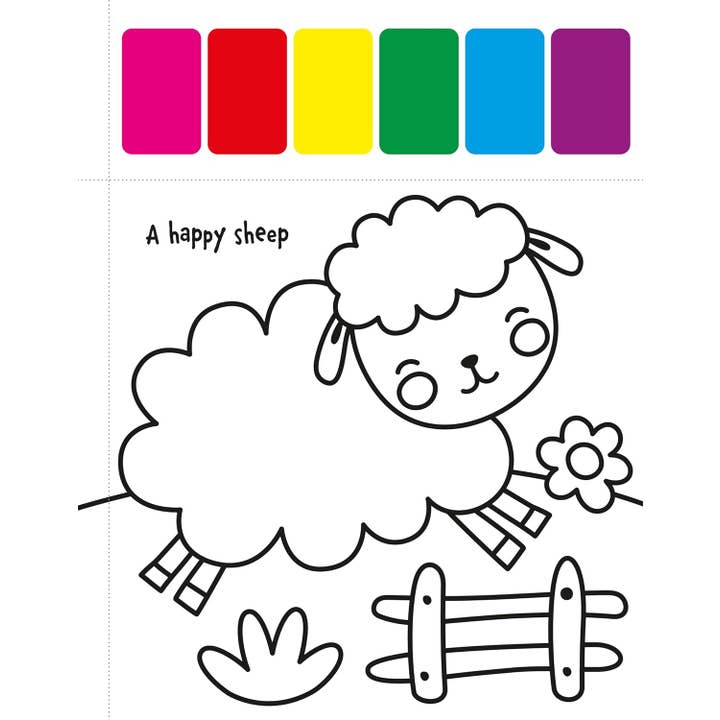 Robert Frederick Ltd - Wholesale Colouring and activity book – kids and baby - My First Magic Paint Palette - Farm3