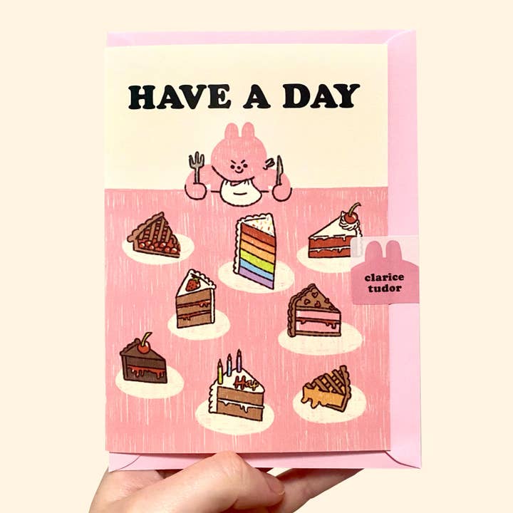 Tarjeta de felicitación Have A Day para venta al por mayor de Clarice Tudor
