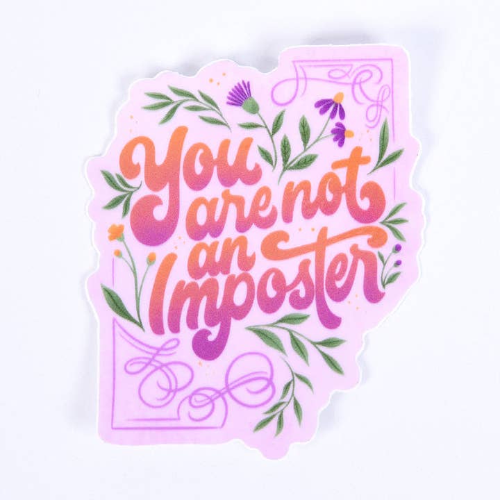 Je bent geen bedriegersticker voor wholesale door Palindrome Art