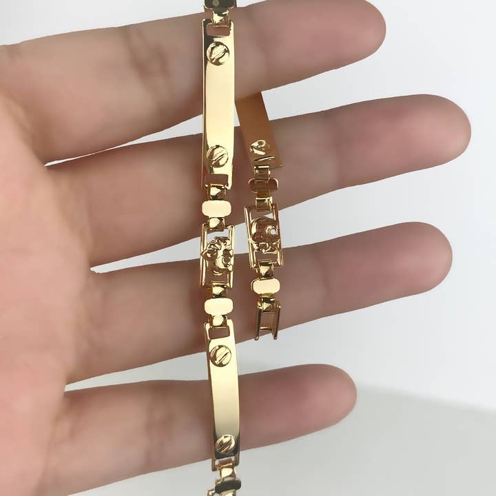 DIJU Jewelry - Wholesale - 18k Goud Gevuld ID Slaaf Olifanten Schakel Groothandel Sieraden Benodigdheden4