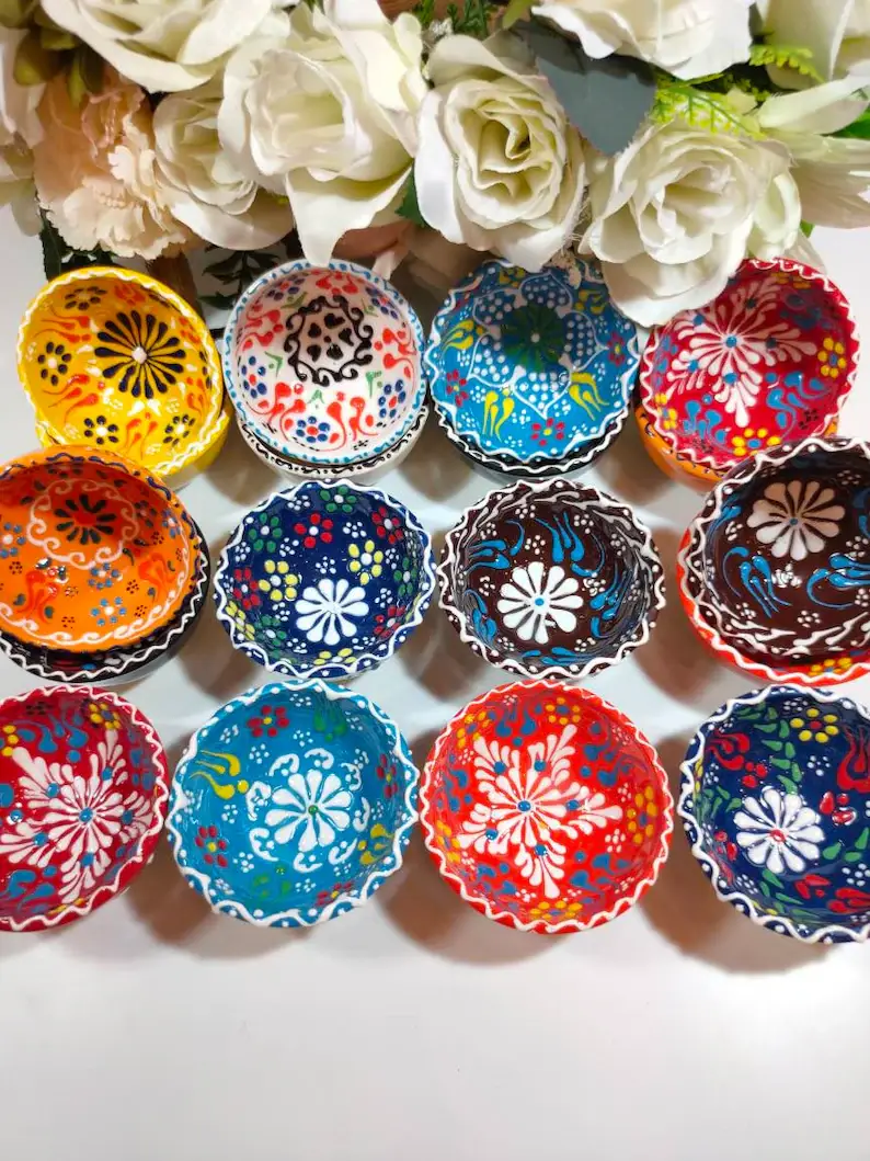 Mediterranean Collection - Wholesale Bowl - Assorted Turkish Bowl Bundle0