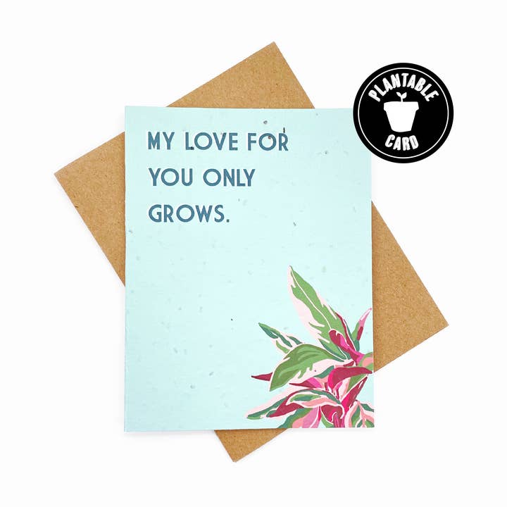 Cato & Company - Wholesale Valentine's Day Card - My Love For You Only Grows Valentine's Day Card0