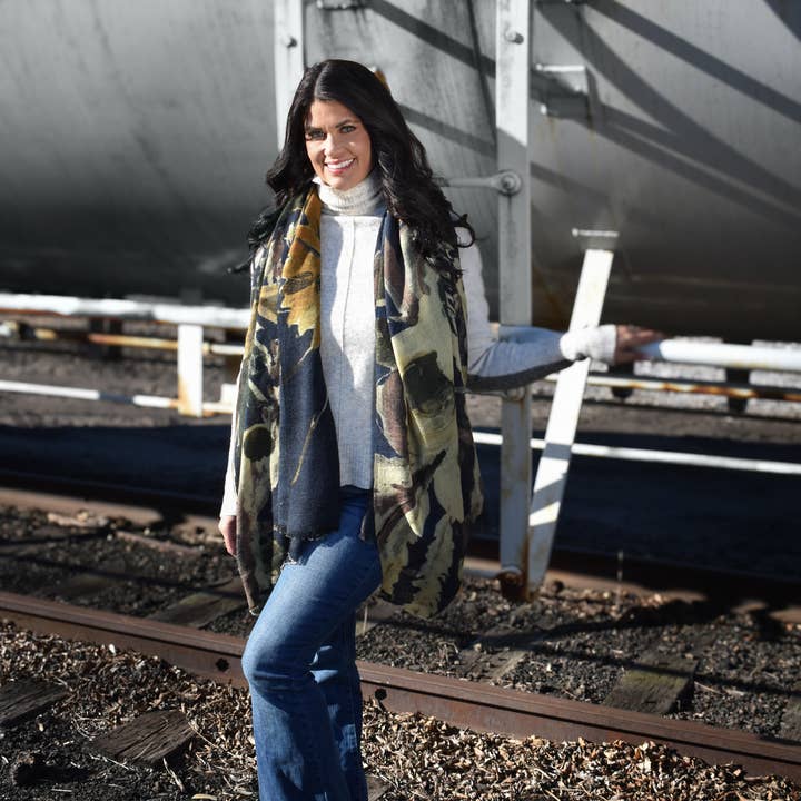 Dupatta Designs - Wholesale Scarf - Women's - Kate Oversized Wool Scarf7