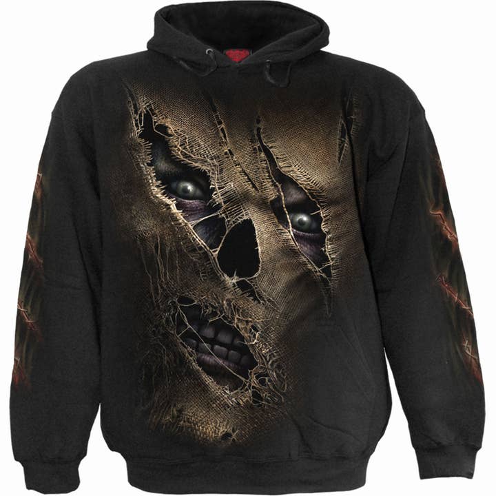 THREAD SCARE - Hoody Schwarz für den Großhandel von Spiral