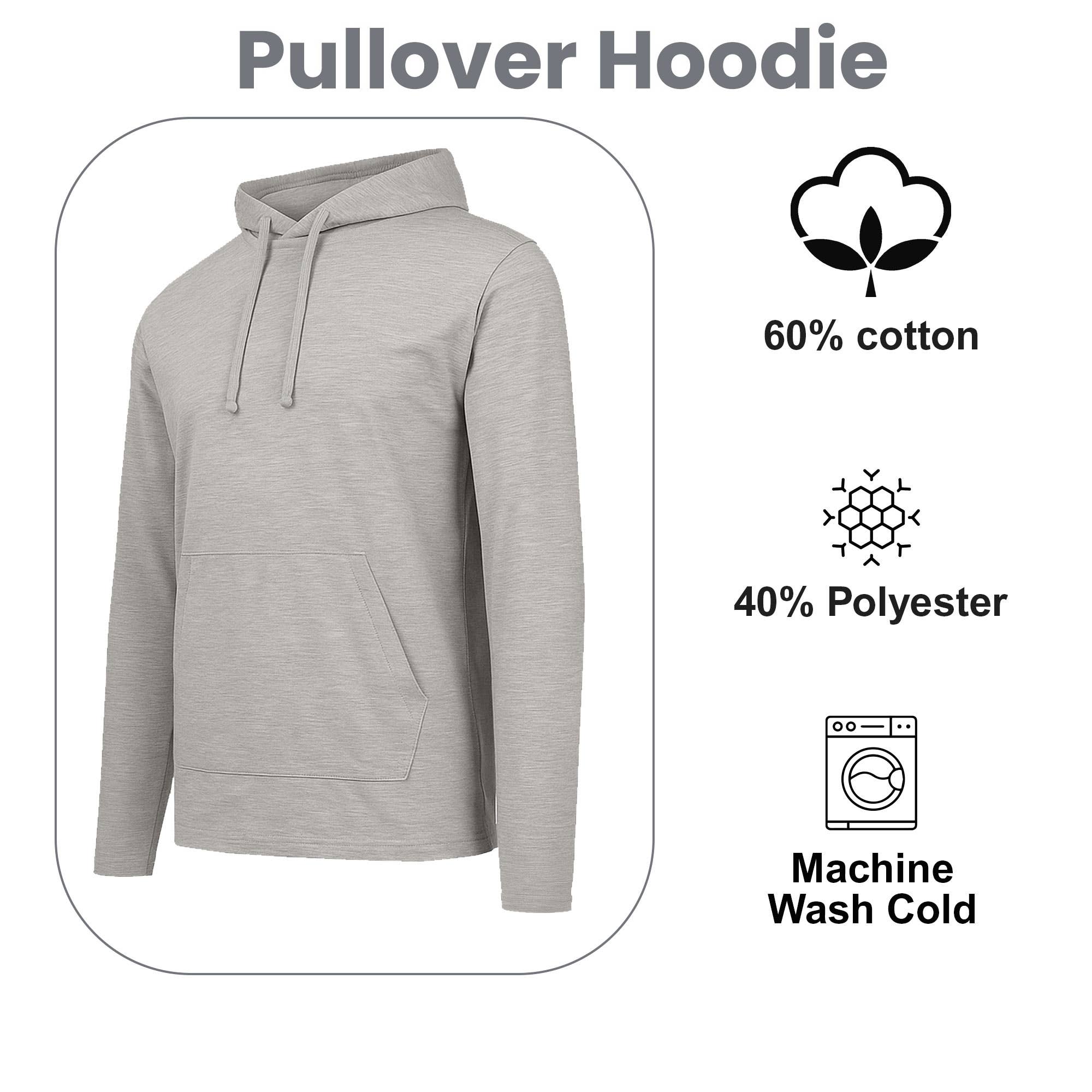 Galaxy By Harvic - Wholesale Hoodie - Men's - Men's Lightweight Casual Pullover Drawstring Hoodie W Pocket9