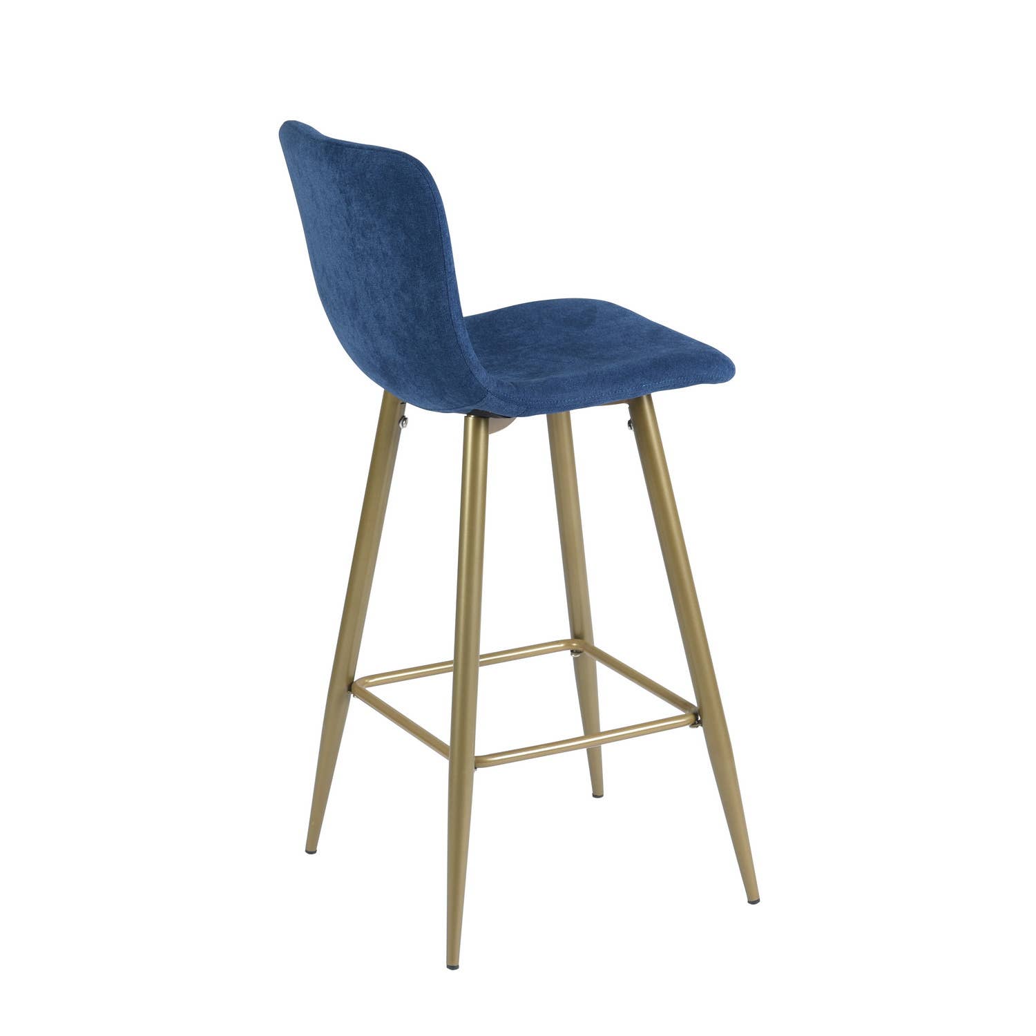 39F Inc. - Wholesale Stool - Modern 27.6in Counter Bar Stools With Gold Leg-Navy Blue7