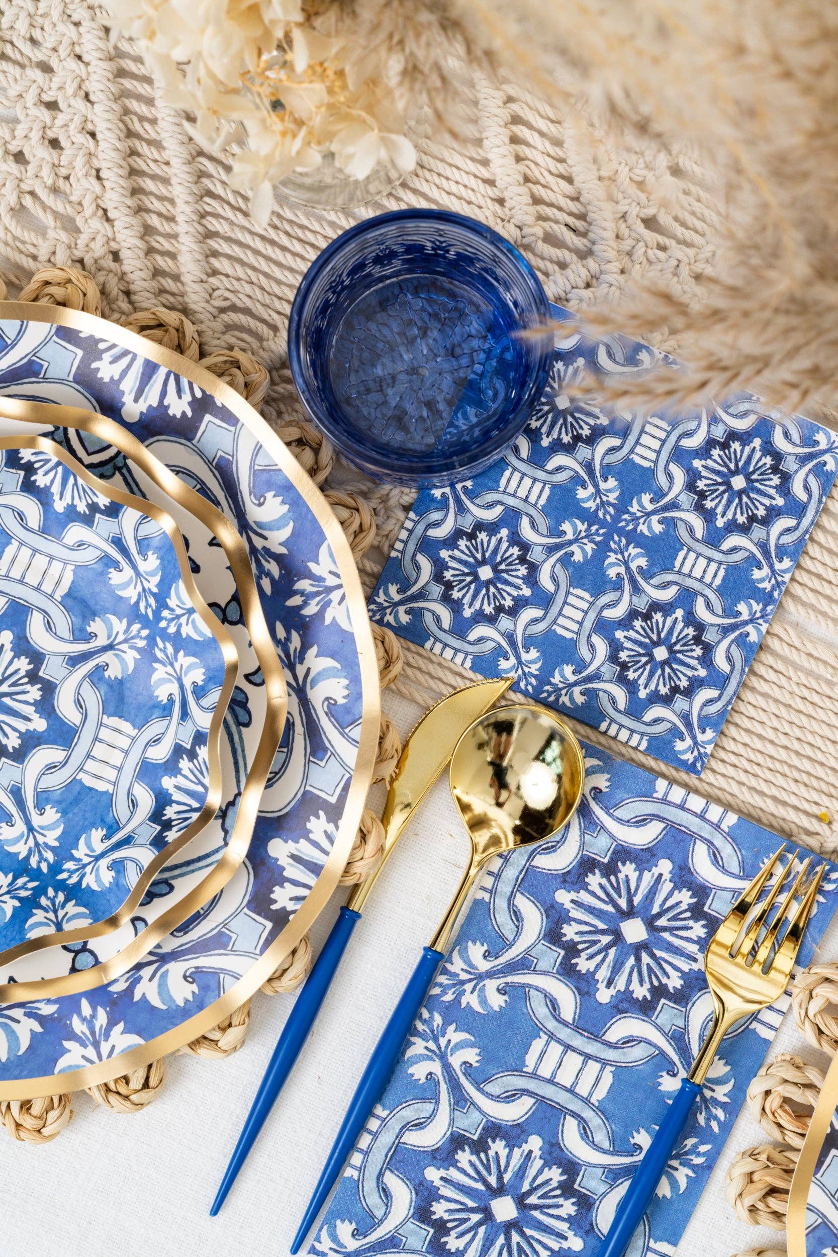 Sophistiplate - Vente Serviettes jetables - Serviettes en papier "Nuits marocaines" pour cocktail/20 unités1