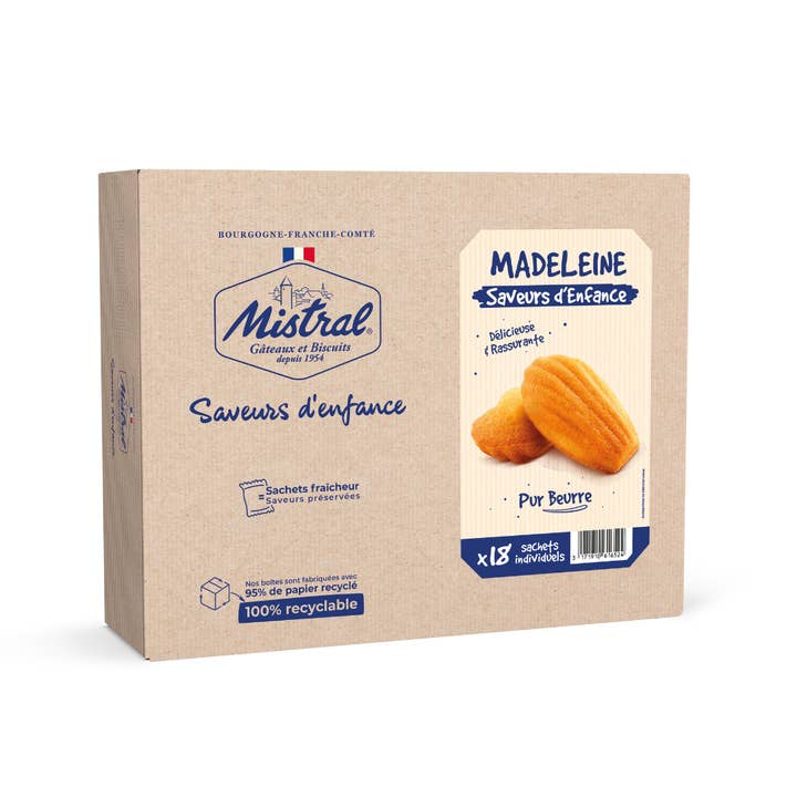 Biscuits Mistral – Großhandel Cookie – Madeleines aus reiner Butterschale