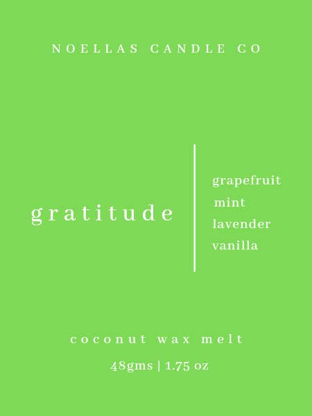 Gratitude pour la vente par Noellas Candle Co