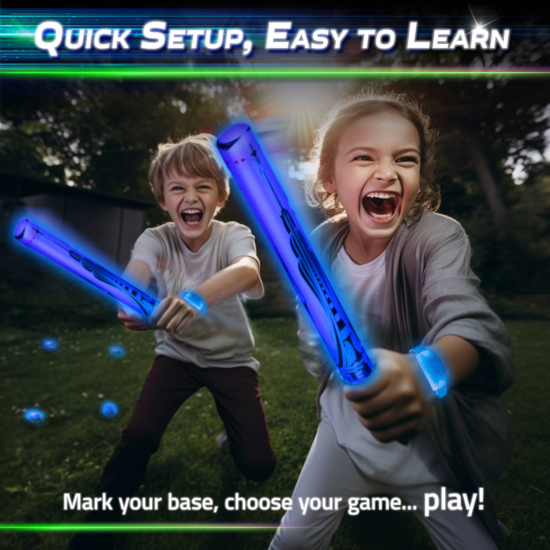 Starlux Games - Wholesale Sporting game – Child & baby - Glow Battle Family Pack - A Glow in the Dark Group Game2