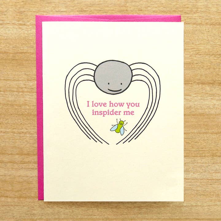 Spin & Vlieg Liefdeskaart voor wholesale door INKLOSURES