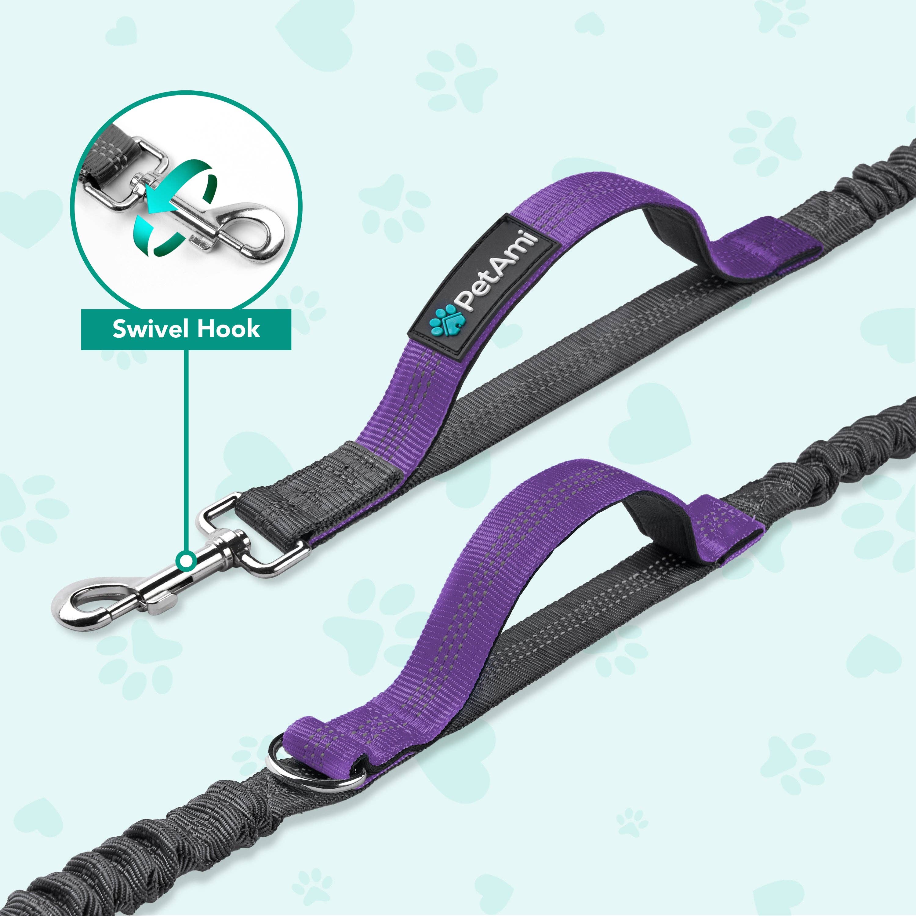 PetAmi - Wholesale Pet Leash - Dog - Heavy Duty Hands Free Dog Leash Belt15