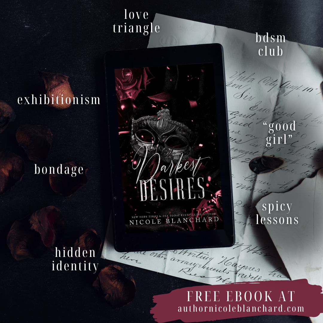 Nicole Blanchard - Wholesale Romance Novel - Darkest Desires Signed Discreet Paperback3