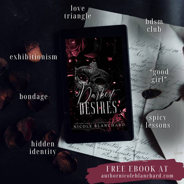 Nicole Blanchard - Wholesale Romance Novel - Darkest Desires Signed Discreet Paperback3