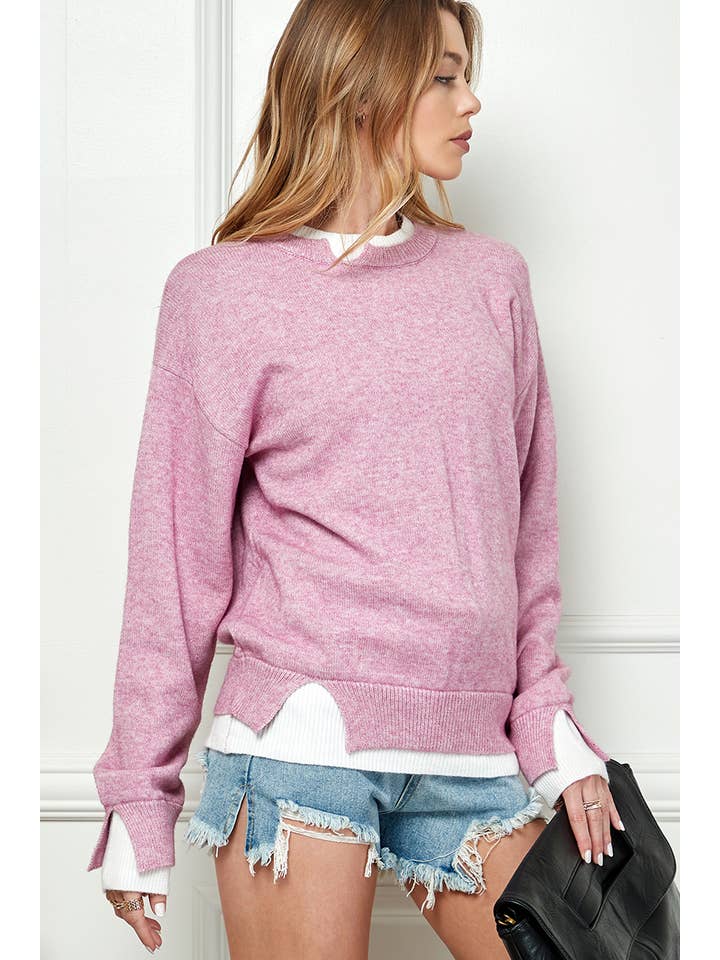 Cezele - Vendita all'ingrosso Maglione tricot - Donna - Maglione in maglia a maniche lunghe - 100% acrilico30