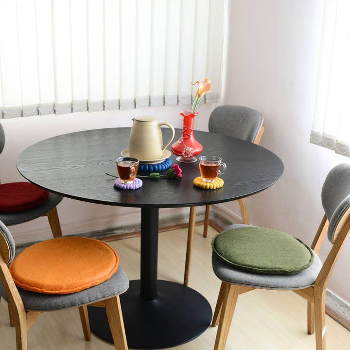 Woollyfelt - Wholesale Chair cushion - Handmade Wool Felt Chair & Desk Pads - Housewarming Gift8