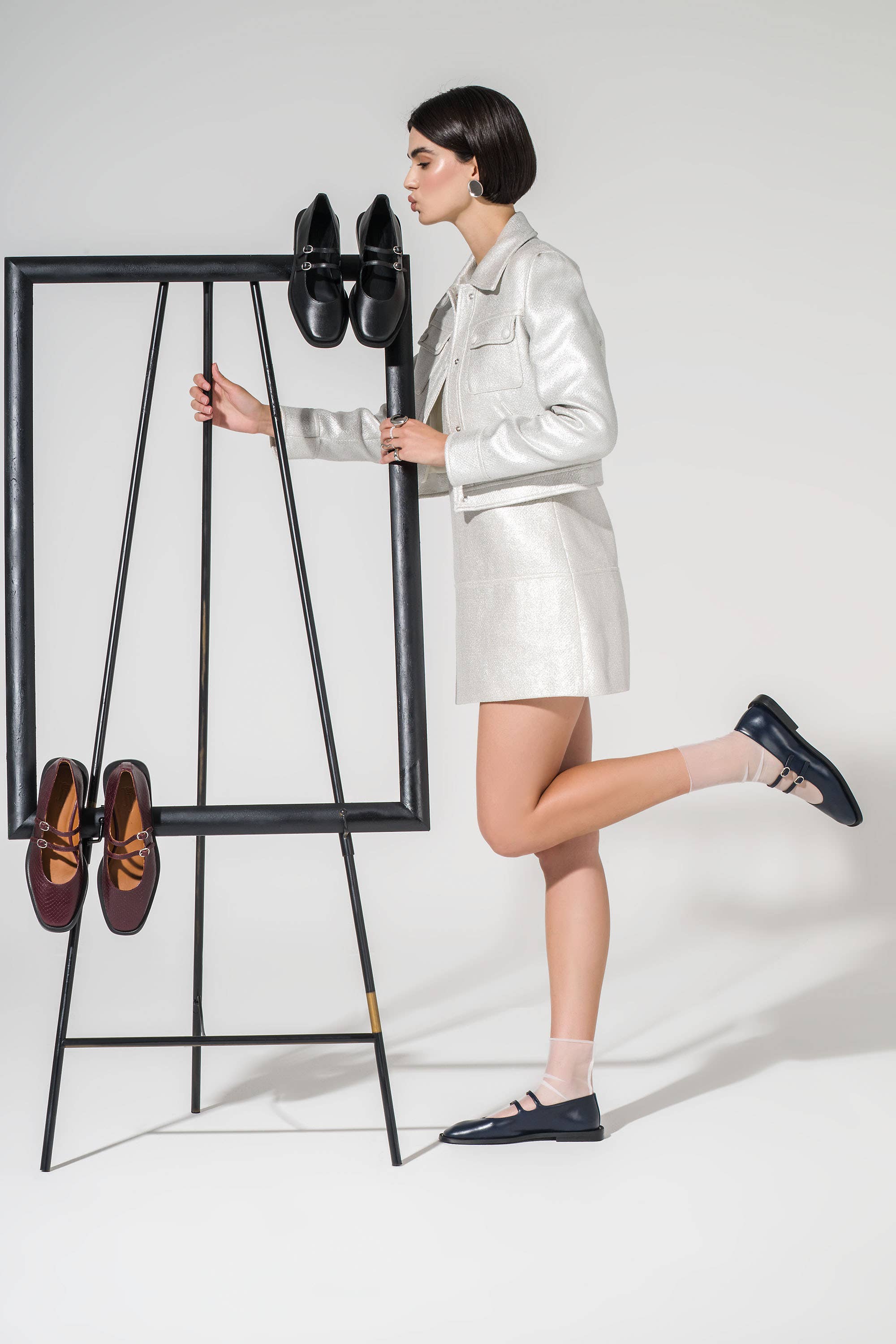 JJ HEITOR SHOES - Wholesale Flats - Women's - SEUL BLACK BALLET FLATS