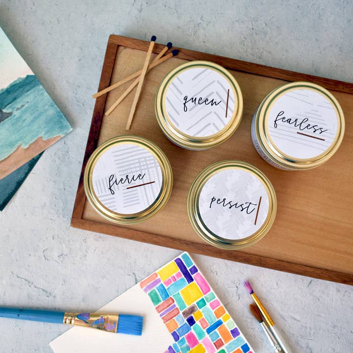 She Inspires Travel Tin Set - Handmade for wholesale by Prosperity Candle