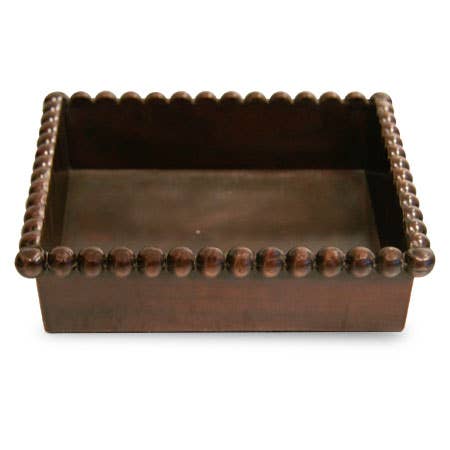 India Handicrafts Inc - Wholesale Napkin Holder - Copper Napkin Box6