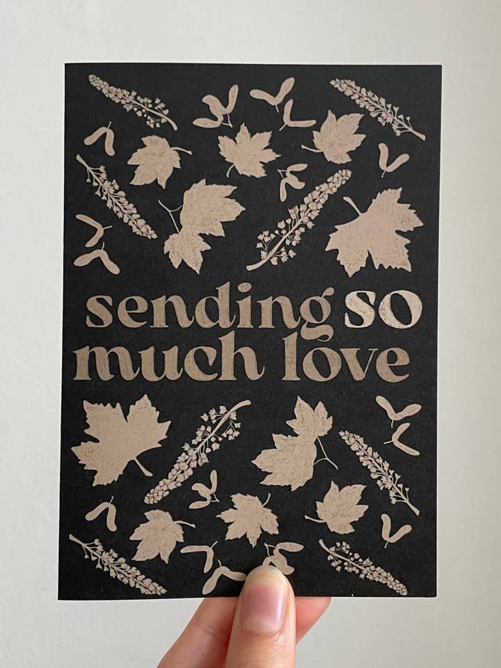 Sycamore - Sending so much love for wholesale by Rebecca Searl-Stevens