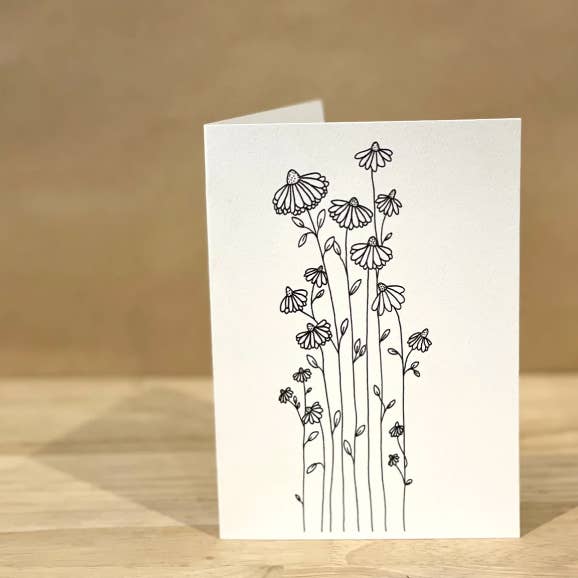 'Sweet Wildflower' CARD for wholesale by Calla Collective