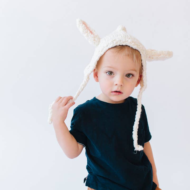 The Blueberry Hill - Vente Bonnet – enfant - Chapeau Mary Lamb | Bonnet de printemps tricoté à la main pour enfants et bébés1