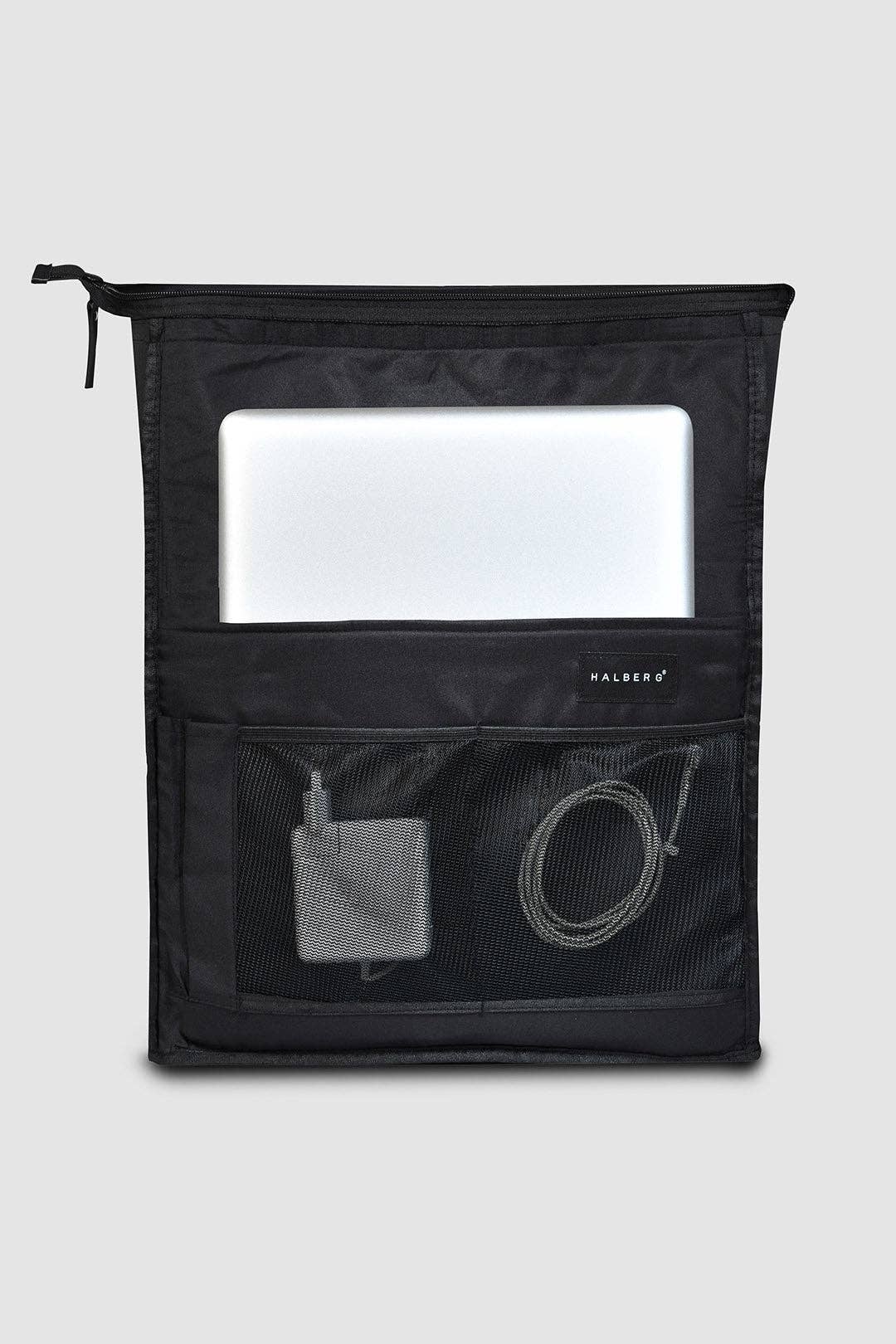 HALBERG - Wholesale Backpack - Unisex - Frankfurt PU matte black backpack5