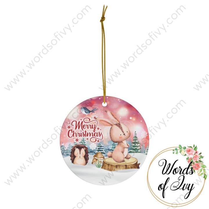 Keramisch kerstornament - Woodland Animals voor wholesale door Words of Ivy
