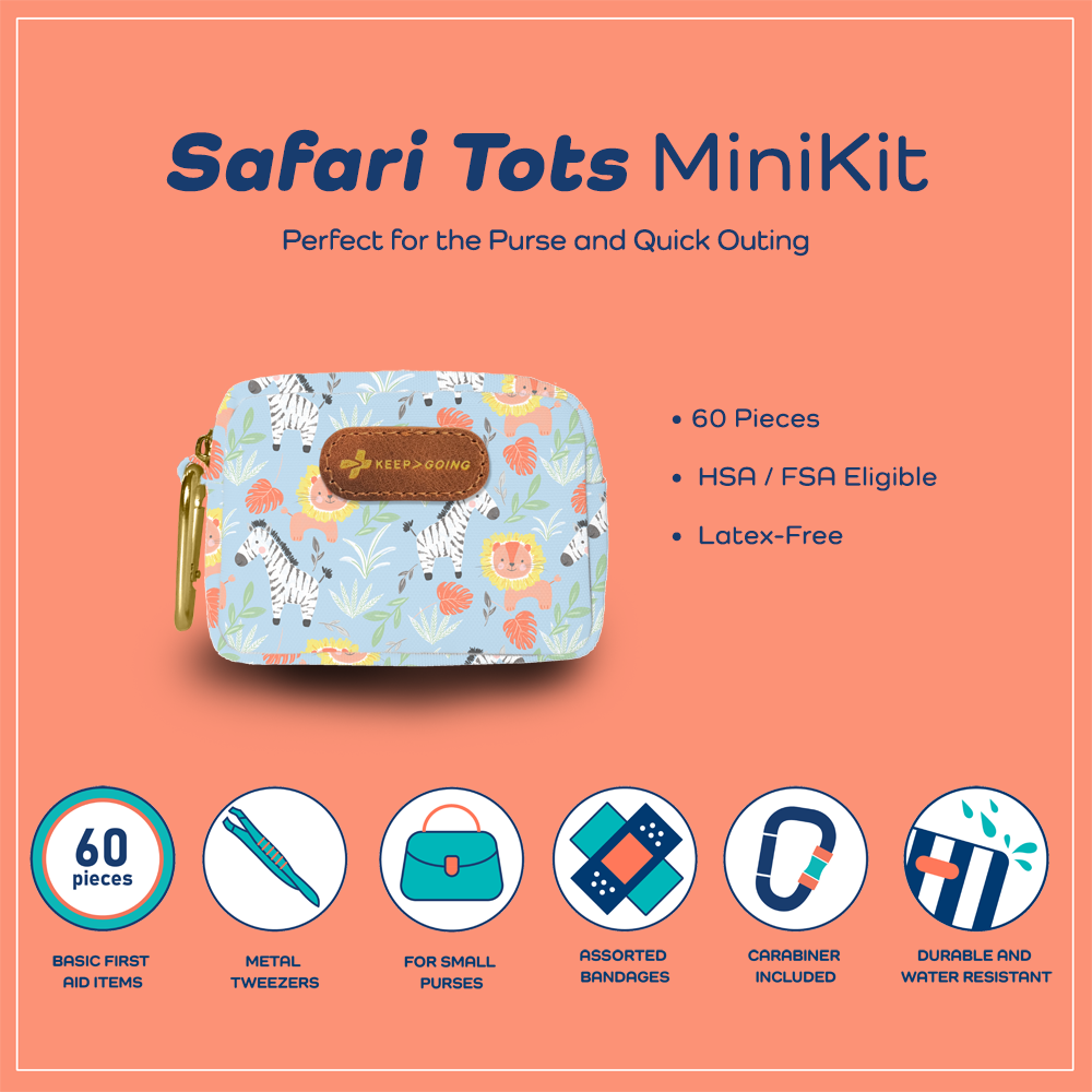 KEEP>GOING First Aid - Wholesale First Aid Kit - First Aid "Loaded" MiniKit (60 pcs)3