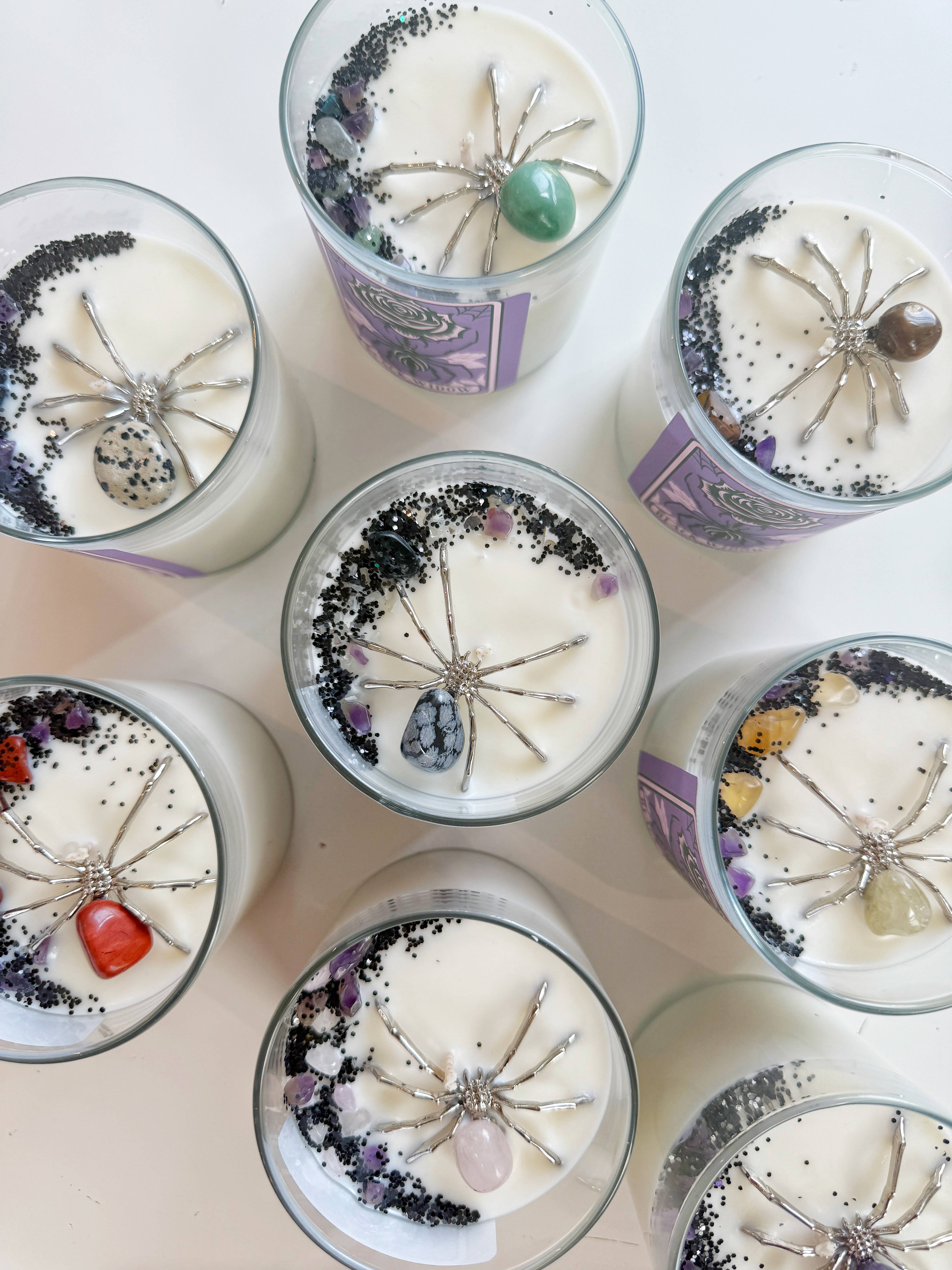 Lunastry - Wholesale Novelty Candle - Black Widow Witchy Spider Candle1