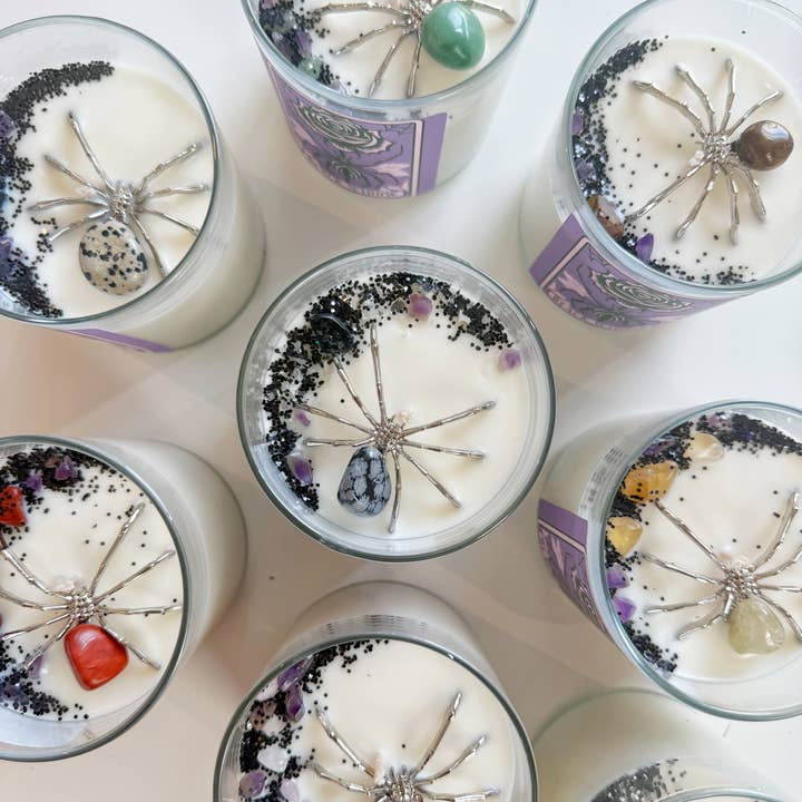 Lunastry - Wholesale Novelty Candle - Black Widow Witchy Spider Candle1