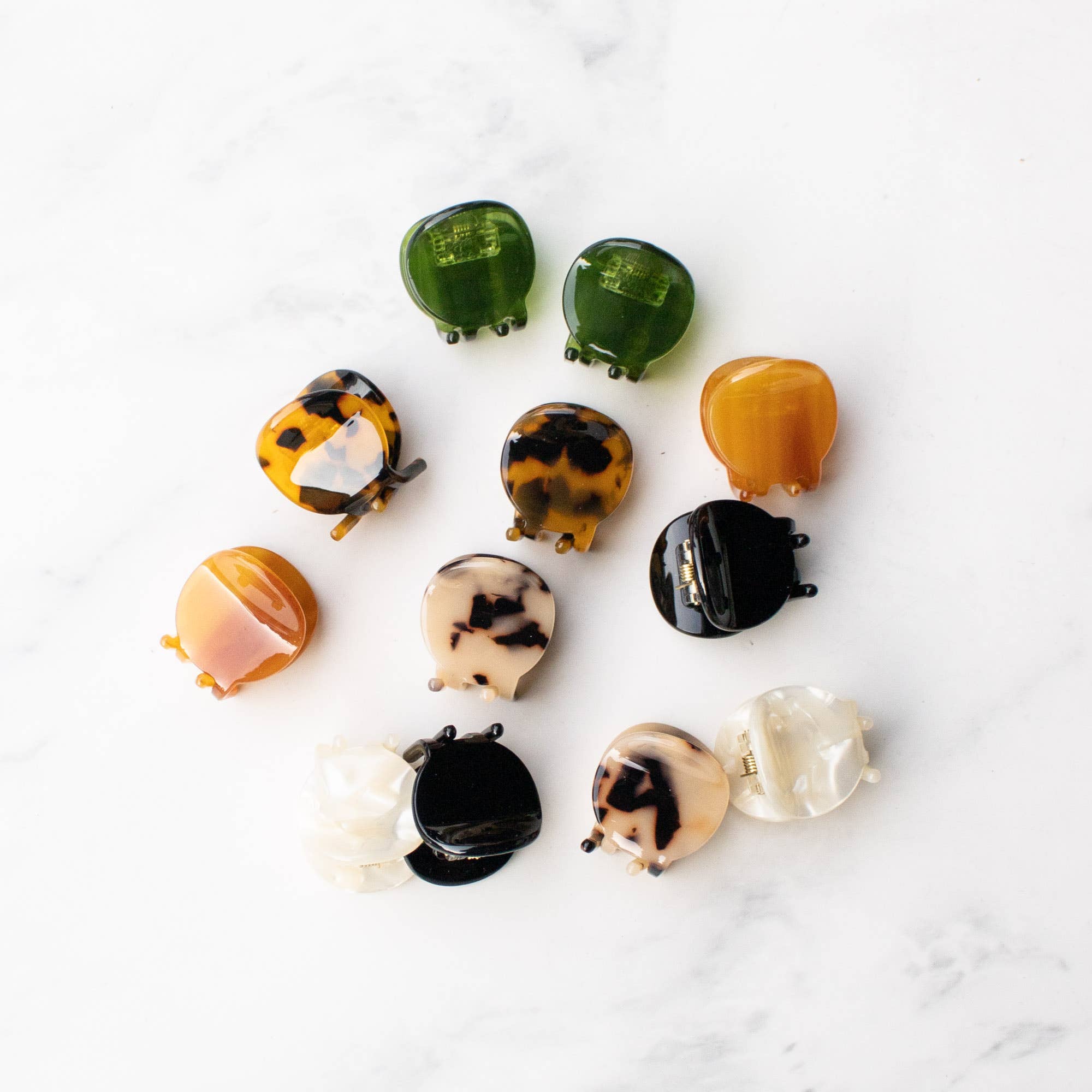 Tiepology – Conjunto de acessórios para cabelo - Mulher por atacado – Conjunto Eco Mini de Presilhas de Cabelo Muito Modernas7