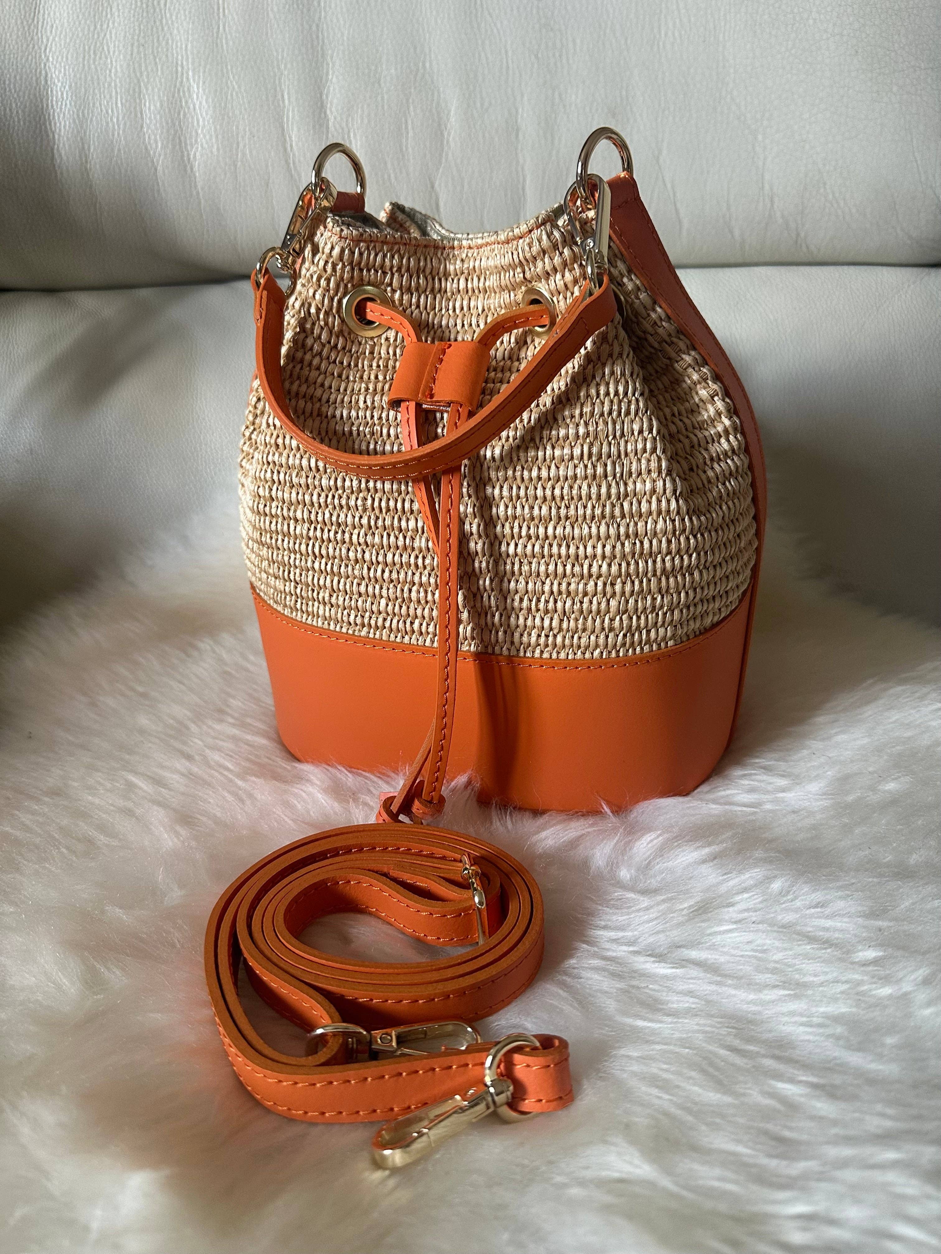 Zhade - Wholesale Beach Bag - MISS Bucket classic- raffia11