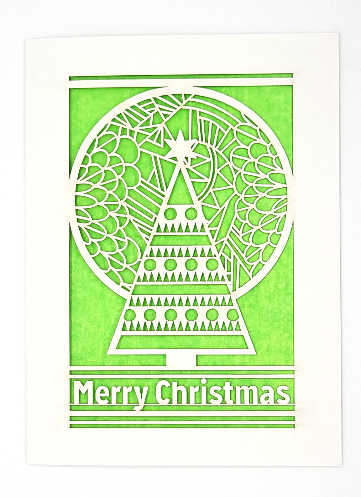 two hermanas – Großhandel Weihnachtskarte – Frohe Weihnachten - Baum und Mond5