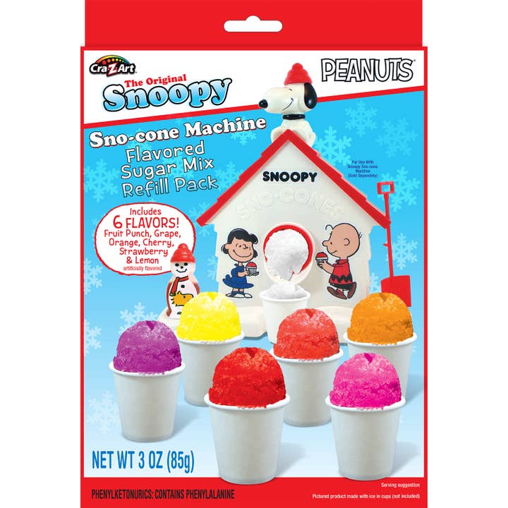 Cra-Z-Art - Wholesale DIY Craft Kit - Kids - Snoopy Sno Cone Maker Refill Kit