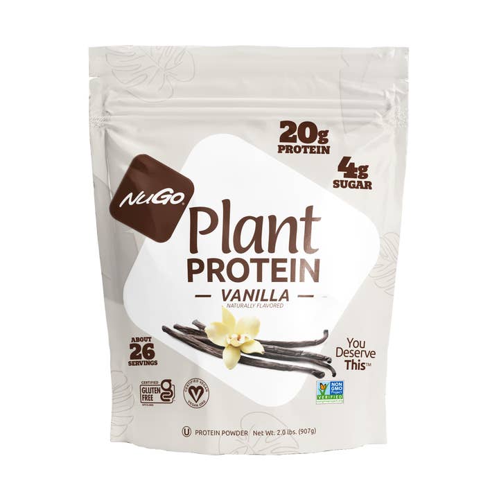 NuGo Plant Protein Powder, Vanilla for wholesale by NuGo Nutrition
