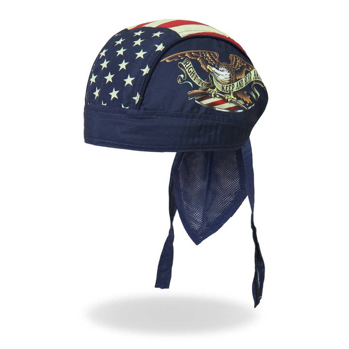 Hot Leathers Keep and Bear Arms Lightweight Headwrap HWH1059 for wholesale by Hot Leathers