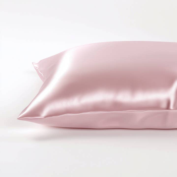 HoneyLux – Engroshandel Hovedpudebetræk – King Organic Silke Pudebetræk - Pink