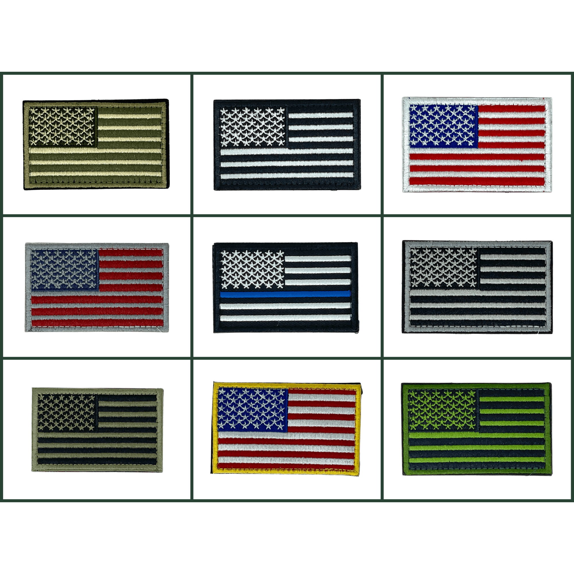 JupiterGear Home - Wholesale Patch - USA Flag Patch with Velcro Backing9