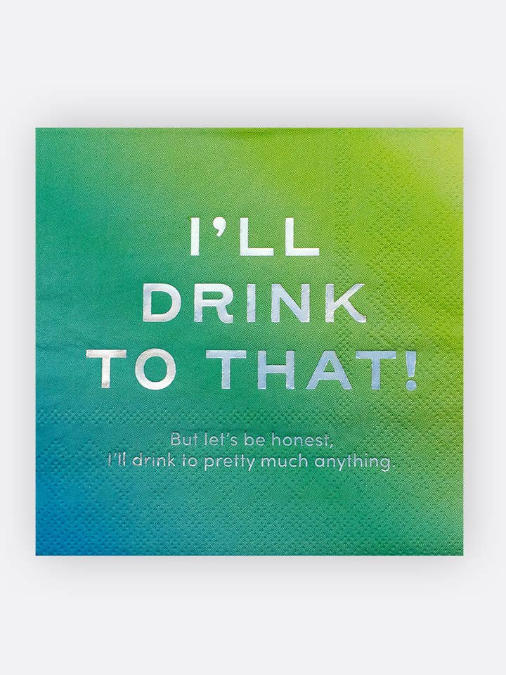 PTW, Drink to That - MULE Beverage Paper Napkin for wholesale by Elum Designs