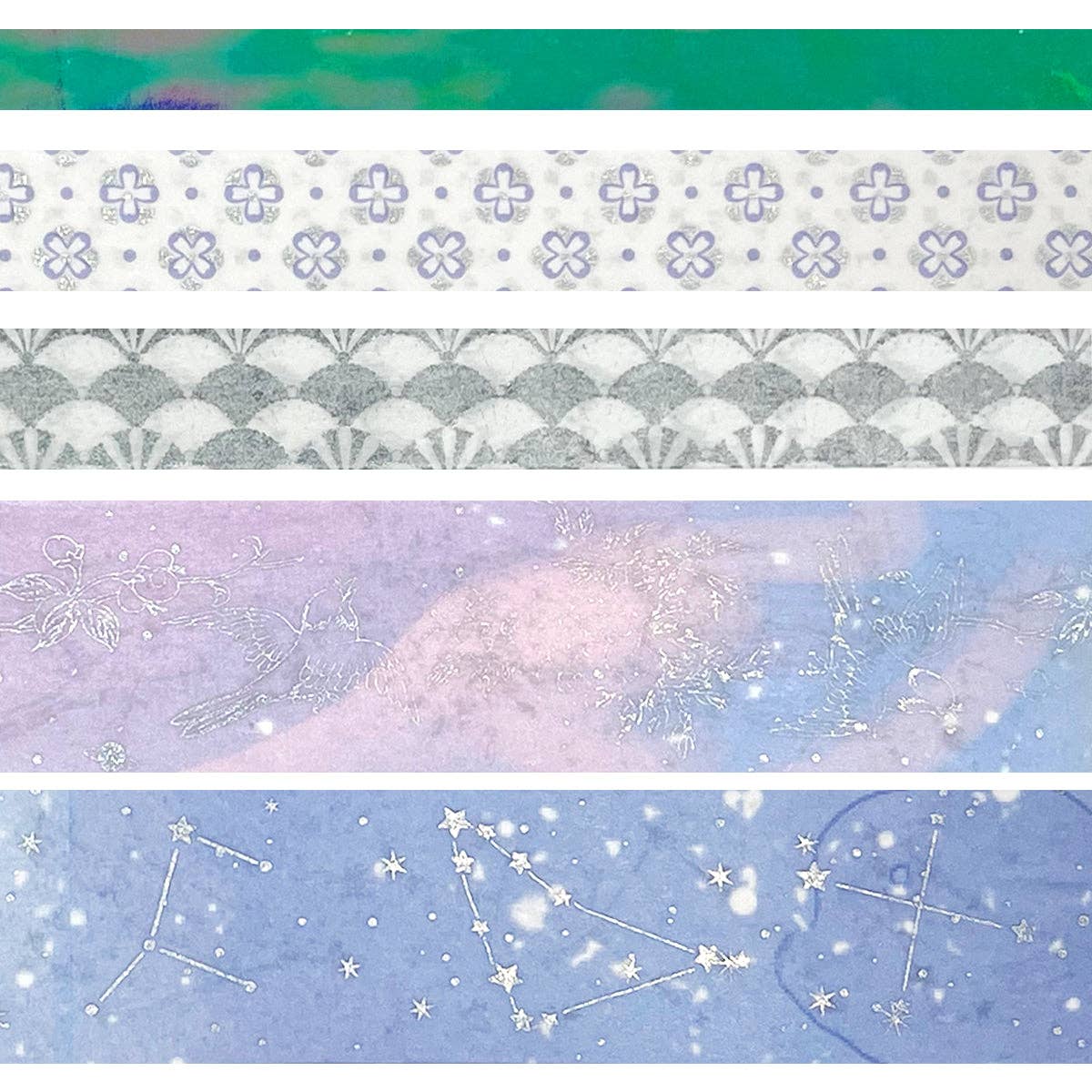 Wrapables.com - Wholesale Washi Tape - Wrapables Decorative Gold Foil Washi Tape and Sticker Set68