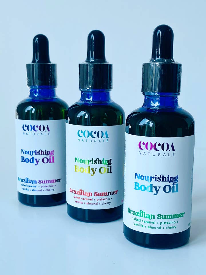 Body Oil | Nourishing Natural Body Oil | Brazilian Summer for wholesale by Cocoa Naturalé