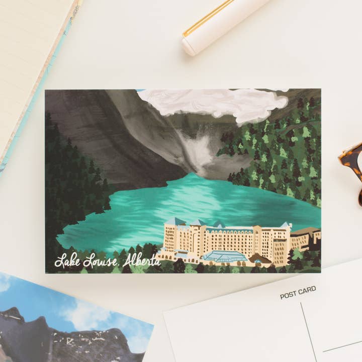 Jaybee Design – wholesale Postcard – Lake Louise Alberta Postcard1