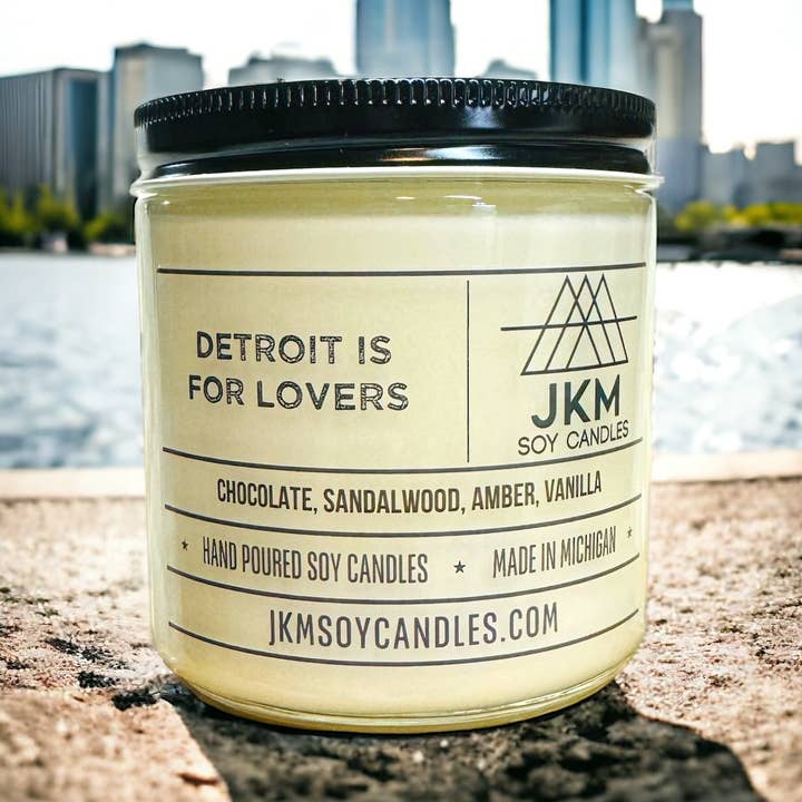 Detroit is for Lovers - Michigan Collection for wholesale by JKM Soy Candles