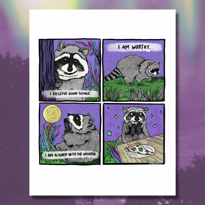 Shapelessflame - Vente Affiche d'art - Poster d'art Trash Magick - 8 x 10